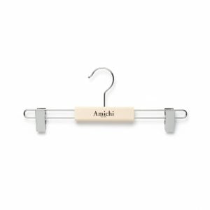 Cintre à pinces réglables Amichi en bois et métal