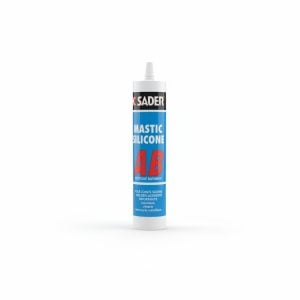 Mastic Silicone Acétique Sader AB Blanc 310ml