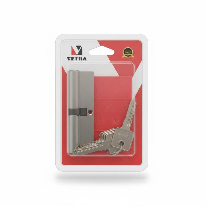 Cylindre à points VETRA V2 100mm (50+50) avec 5 clés