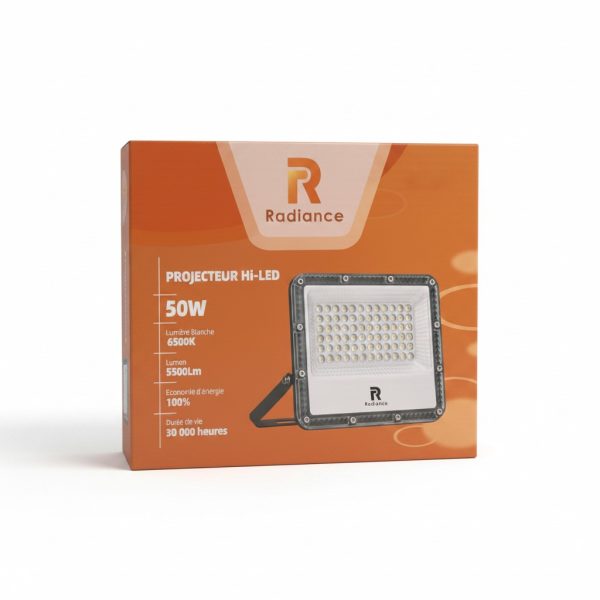 Projecteur LED Extérieur 50W 6500K 5500lm Radiance