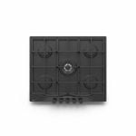 Plaque de cuisson gaz 5 feux Franke FCH 755 4G TC C Noir Mat