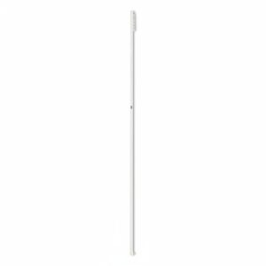 Rail à rideaux blanc pour fixation de brise-vue décoratif