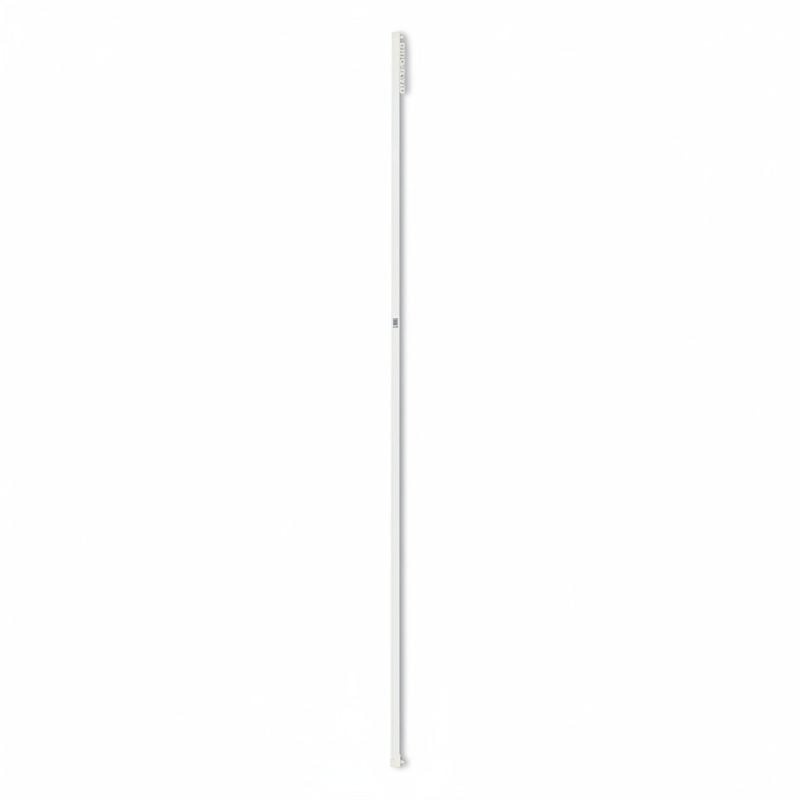 Rail à rideaux blanc pour fixation de brisevue décoratif