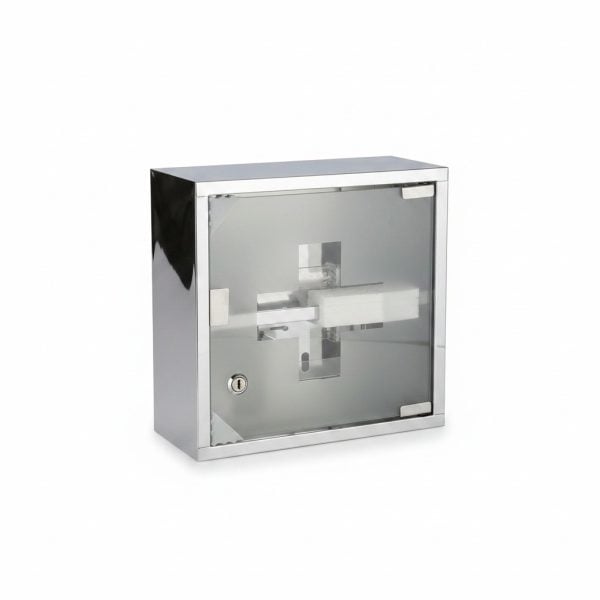 Boîte à Pharmacie Inox 30x30 cm avec Serrure