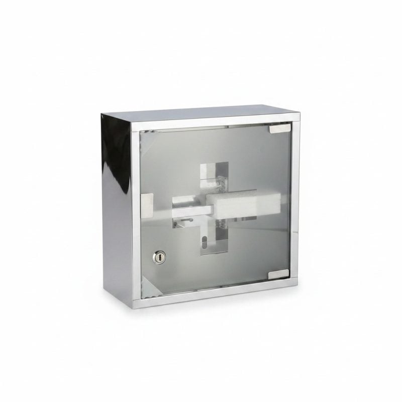 Boîte à Pharmacie Inox 30x30 cm avec Serrure