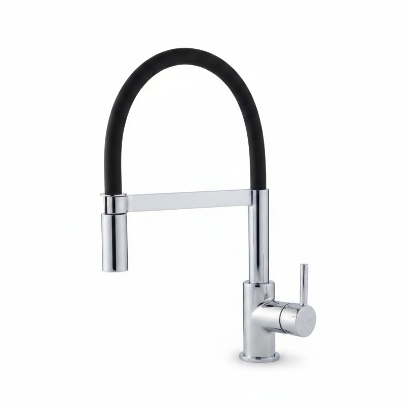 Mitigeur de Cuisine Franke Lina SemiPro Chrome/Noir