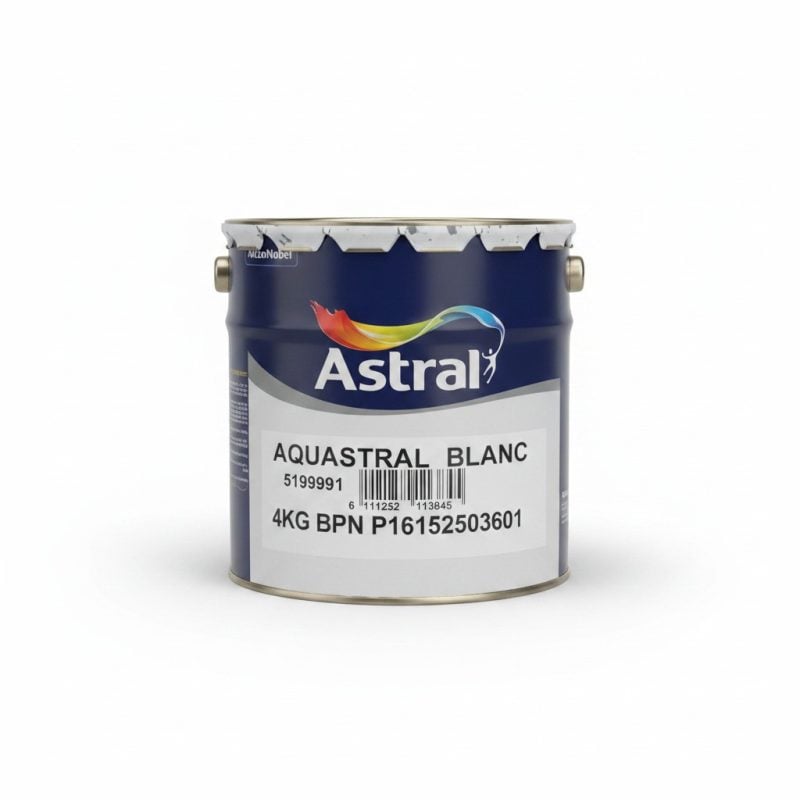 Peinture à l'eau Aquastral Blanc 4KG Astral pour murs