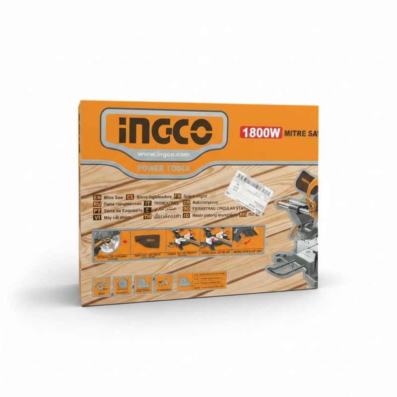 Scie à onglet 1800W 255mm Ingco pour coupes précises