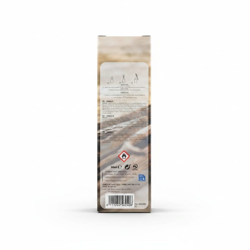 9519171 Diffuseur de Parfum Bâtonnets Vanille 50ml Finissimo