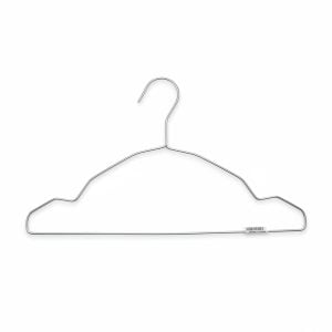 Cintre en métal chromé pour dressing et penderie
