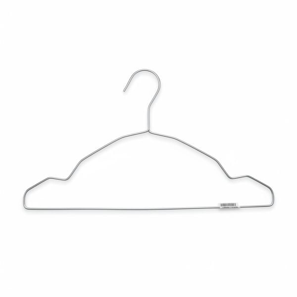 Cintre en métal chromé pour dressing et penderie