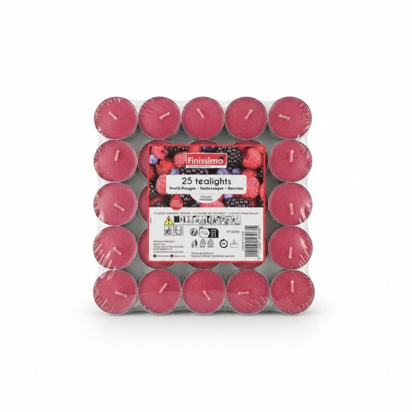 Bougies chauffe-plat parfumées Fruits Rouges Finissimo (x25)
