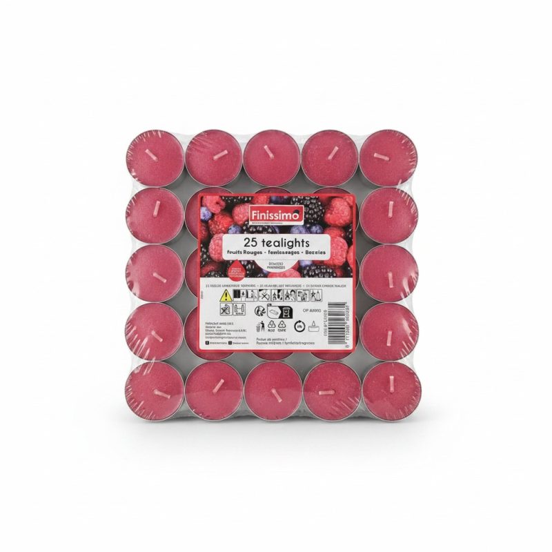 9603211 Bougies chauffeplat parfumées Fruits Rouges Finissimo (x25)