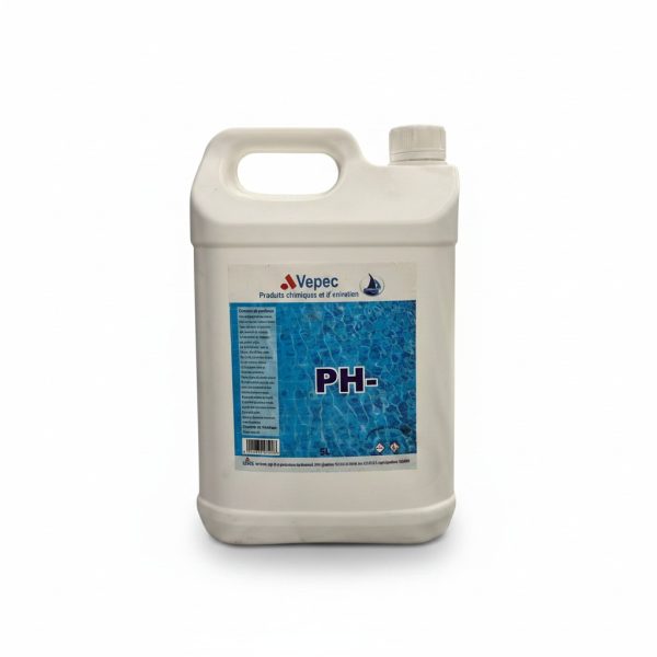 Réducteur de pH Liquide pour Piscine PH 5L VEPEC