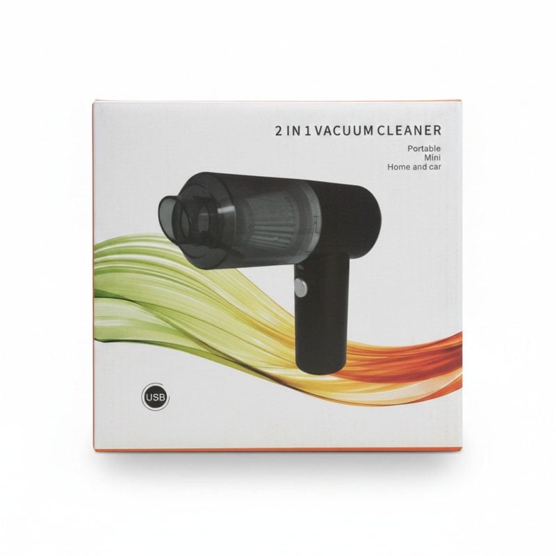Aspirateur 2 en 1 Portable pour Voiture et Maison | USB