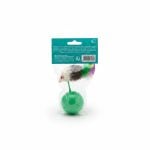 Jouet pour chat balle et souris à plumes CATS Collection Ø7 cm