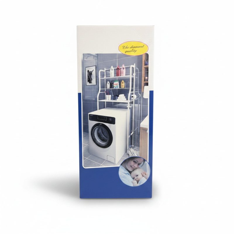 Étagère de Rangement pour Machine à Laver ou WC 3 Niveaux