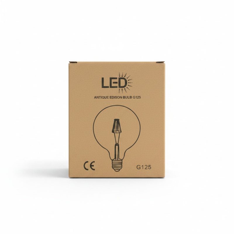 Ampoule LED Filament E27 G125 Vintage 2200K