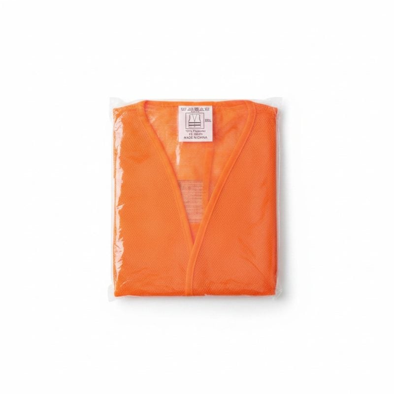 Gilet de sécurité orange haute visibilité XXXL EN 471