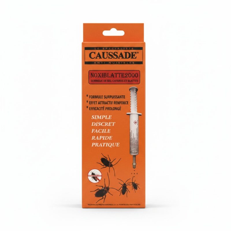 Seringue gel anticafards et blattes 25g Noxiblatte Caussade