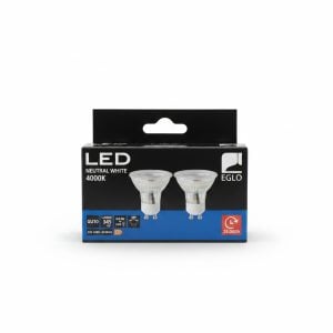 Lot de 2 Ampoules LED GU10 3W 4000K 345lm EGLO