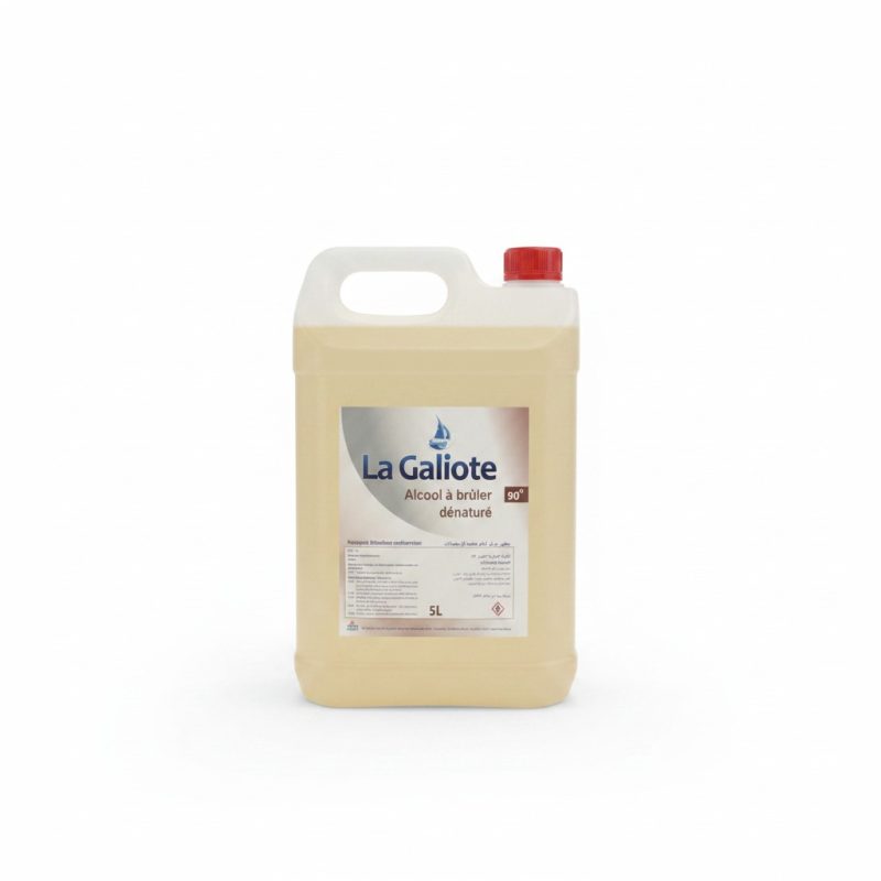 Alcool à Brûler 90° Dénaturé La Galiote 5L