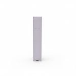 Armoire Rangement Salle de Bain PVC Blanc 15x17x80cm