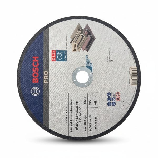 Disque à tronçonner Inox & Métal Bosch Pro 230mm