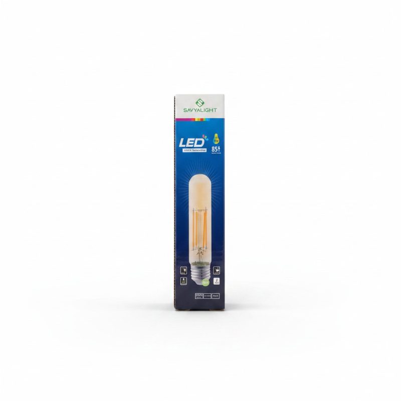 Ampoule LED Filament Tubulaire E27 8W 2700K Savvyalight