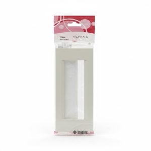 Plaque de finition Alyans 6 modules - Couleur Marfil