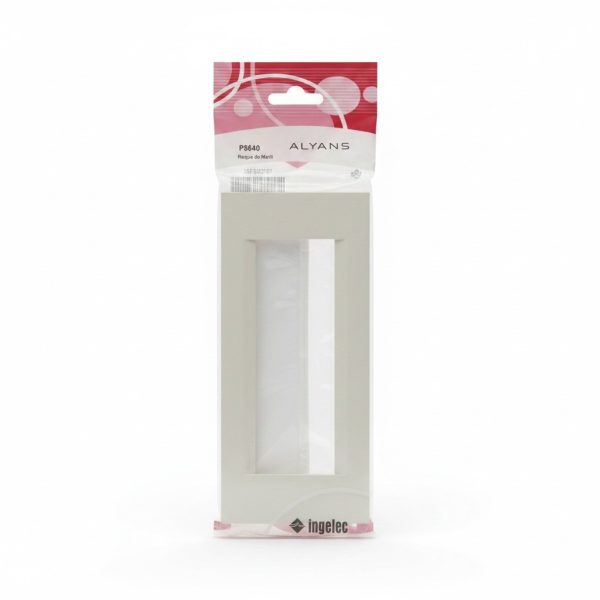 Plaque de finition Alyans 6 modules - Couleur Marfil