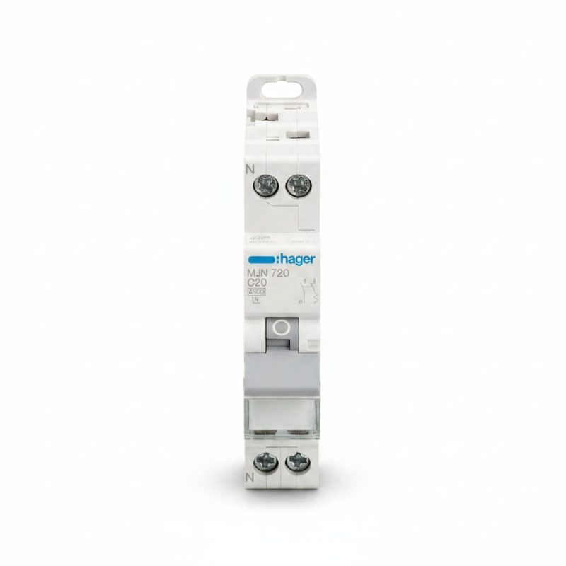 Disjoncteur Hager MJN 720 1P+N 20A Courbe C 4,5kA
