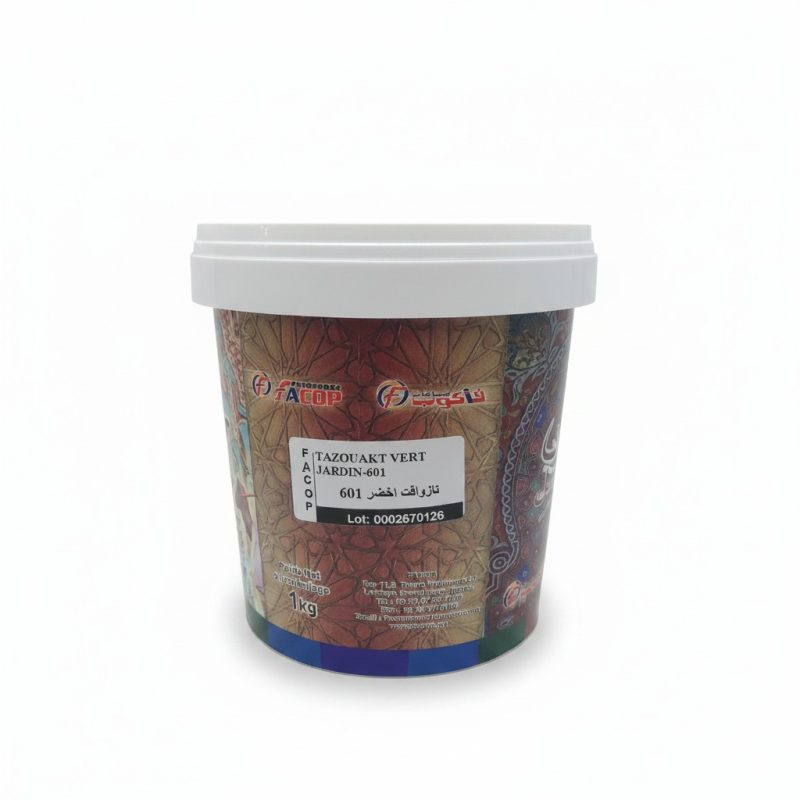 Peinture Tazouakt Vinyl Vert Jardin 1 kg FACOP