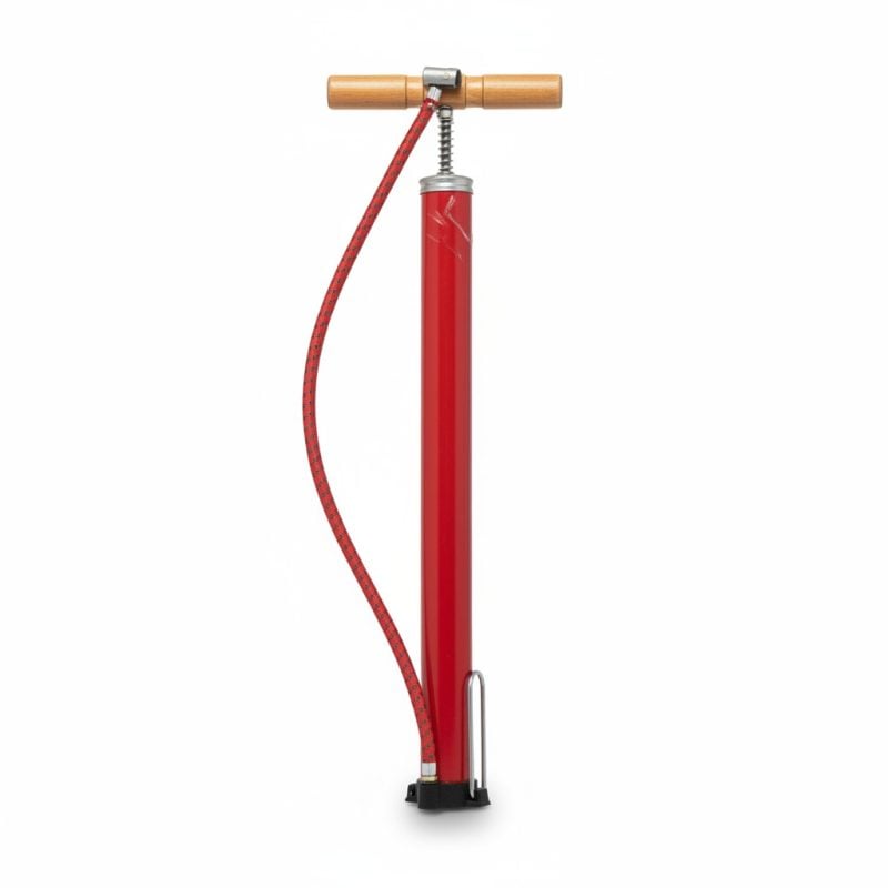 9484731 Pompe à Air Manuelle Rouge pour Vélo et Moto
