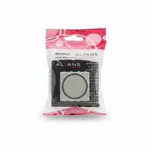 Bouton Poussoir Rond Lumineux 45 Gris Alyans M5942/03G