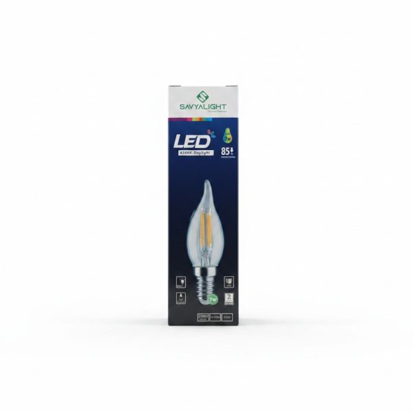 Ampoule LED Flamme E14 7W 4500K Daylight Savvyalight
