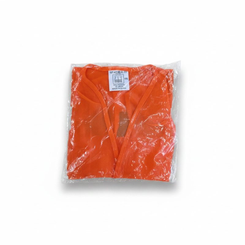 Gilet de sécurité orange haute visibilité XXXL EN 471