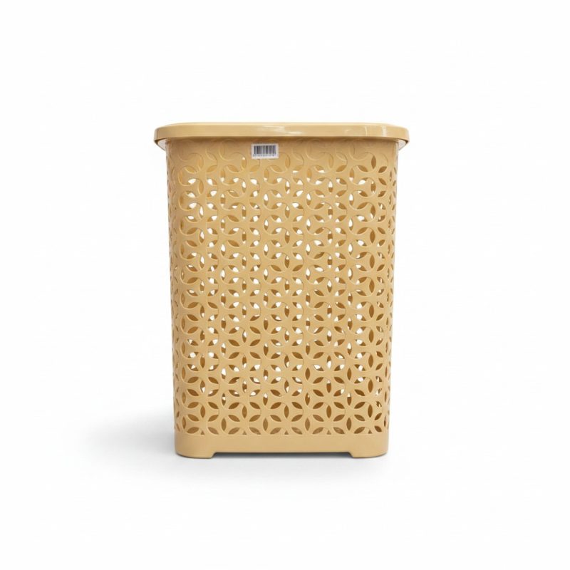 9530881 Panier à Linge Taj en Plastique Ajouré Beige