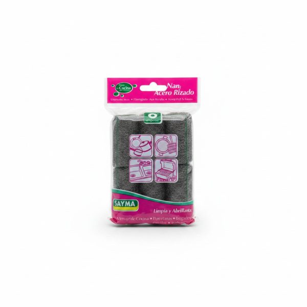 Spirales Inox Set de 6 SAYMA pour Nettoyage Difficile