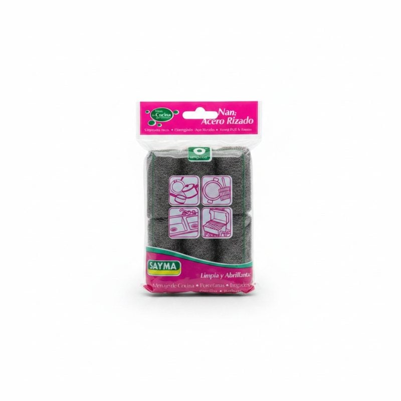 9519271 Spirales Inox Set de 6 SAYMA pour Nettoyage Difficile