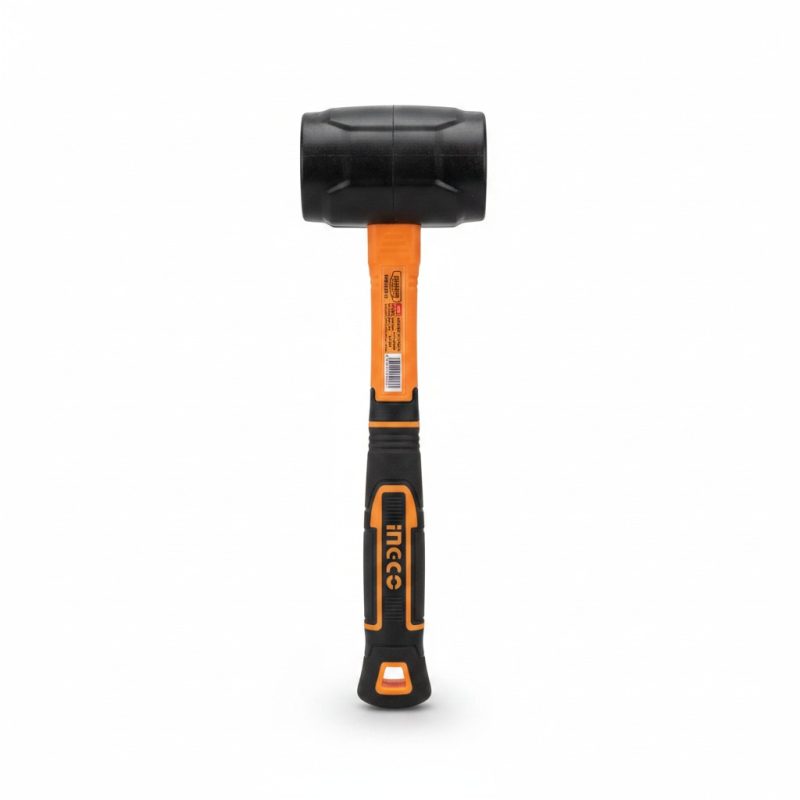 Massette caoutchouc 450g manche fibre de verre Ingco HRUH8216