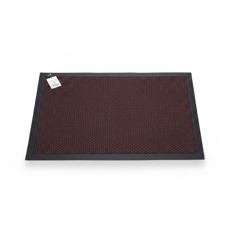 Paillasson Extérieur Grattant AB6 45x75cm Rouge et Noir