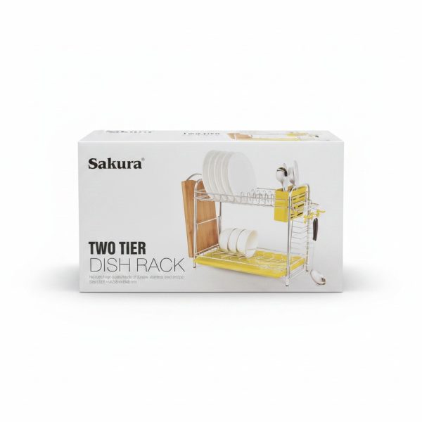 Égouttoir à vaisselle 2 niveaux Sakura 50.6 cm