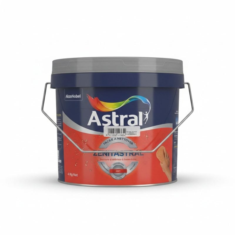 9384351 Peinture intérieure Zenitastral Satiné Blanc 4 Kg Astral