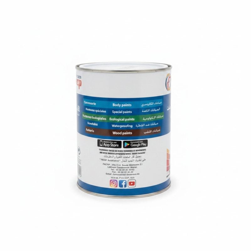 Peinture permanente et traitement pour métal FACOP