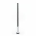 Piètement Métallique Chromé Réglable Ø60 mm H. 60-81 cm