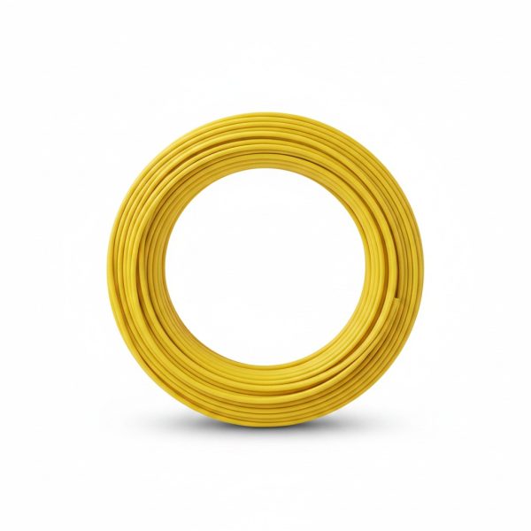Câble Électrique U 500V 1x2.5mm² Jaune 100m TUMAG