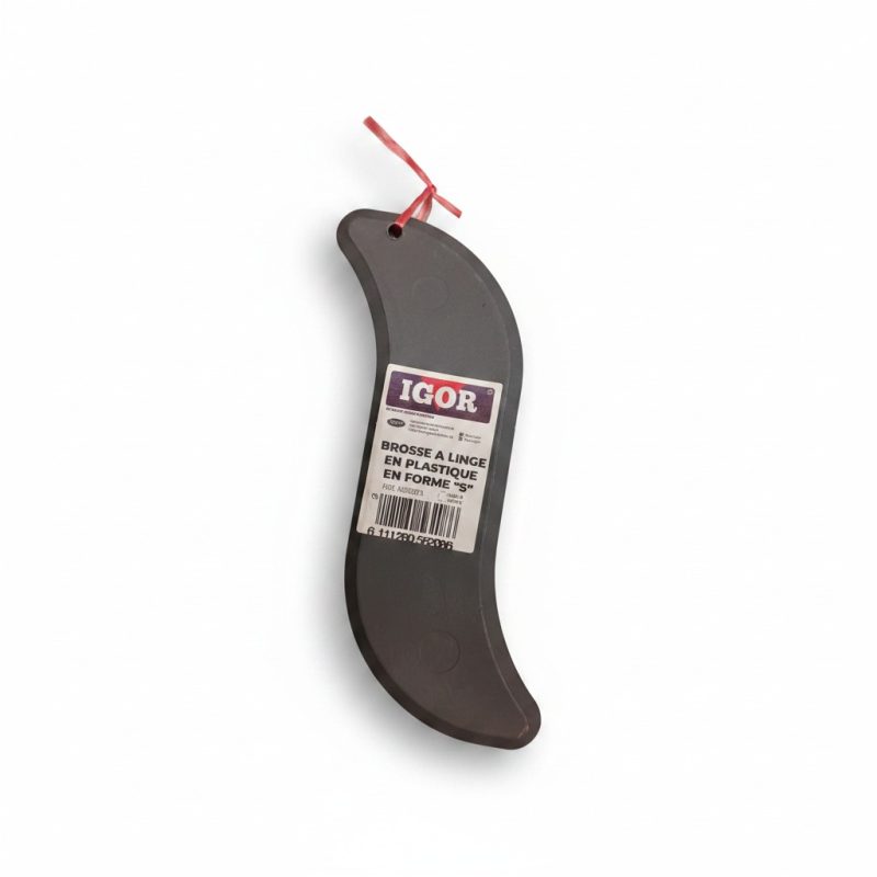 Brosse à linge en plastique forme S Igor