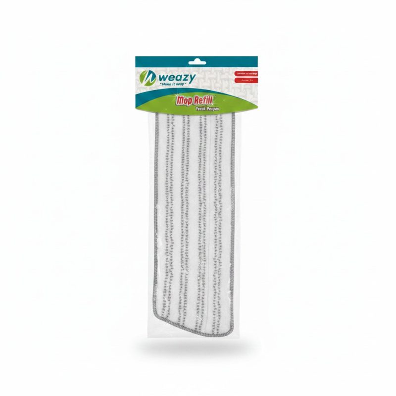 Recharge Mop Plat Microfibre Weazy pour Nettoyage Facile