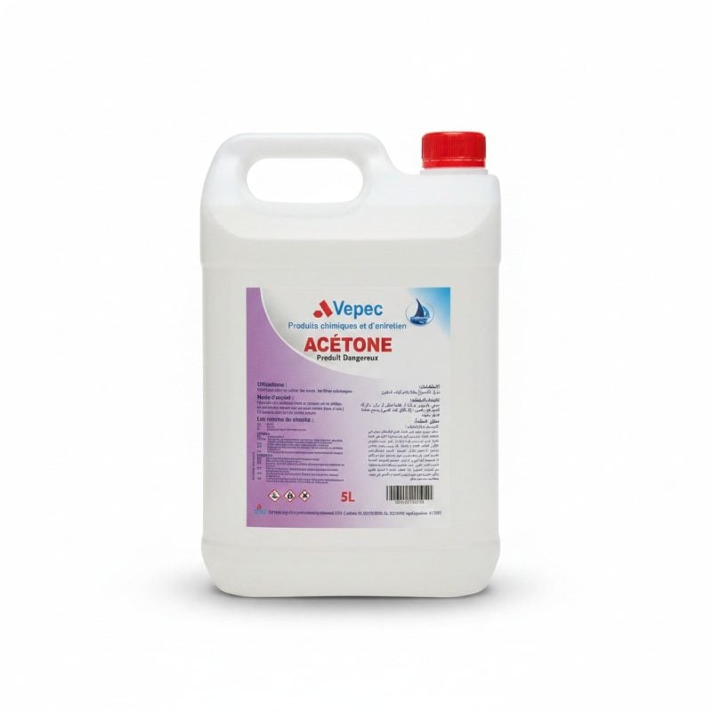 9690871 Acétone 5L Vepec Dissolvant pour colles et vernis